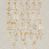 Diamond Letter Charm