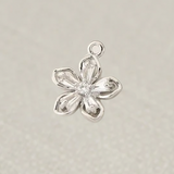 Silver Flower Charm