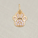 Gold Paw Charm