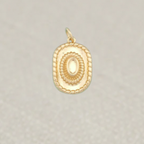 Gold Cowboy Hat Charm