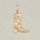 Gold Boots Charm