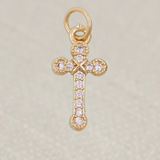 Gold Cross Charm