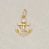 Gold Anchor Charm