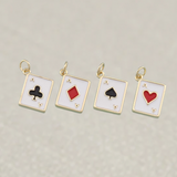 Gold Poker Charms