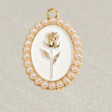 Rose Flower Charm