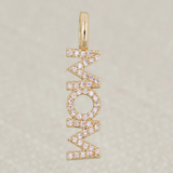 Gold Diamond Mom Charm