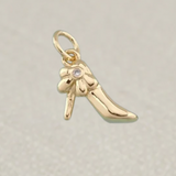 Gold High Heel Charm