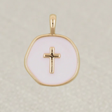Gold Cross Charm