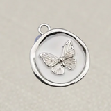 Silver Butterfly Charm