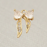 Gold Bow Charm