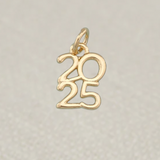 Gold 2025 Charm