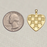 Gold Heart Charm