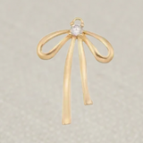 Gold Bow Charm