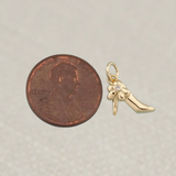 Gold High Heel Charm