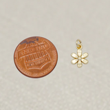 Gold Tiny Daisy Charm