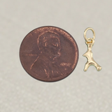 Gold Antler Charm