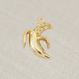 Gold Banana Charm