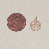 Gold Happy Face Charm