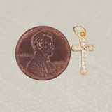 Gold Cross Charm