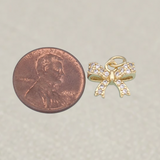 Gold Bow Charm