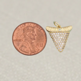 Gold Pizza Charm