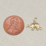 Gold Dinosaur Charm
