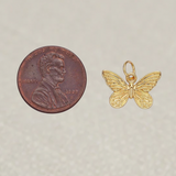 Gold Butterfly Charm