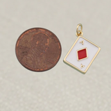 Gold Poker Charms
