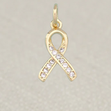 Gold Ribbon Cancer Awareness Charm