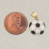 Gold Soccer Charm