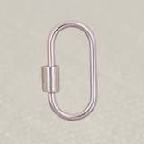 Silver Oval Carabiner