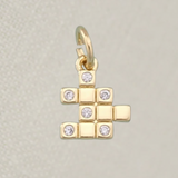Gold Puzzle Charm