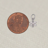 Silver Tiny Daisy Charm