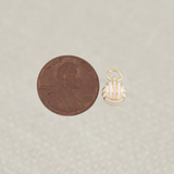 Gold Volleyball Charm