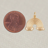 Gold Rainbow Charm