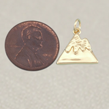 Gold Mountain Charm