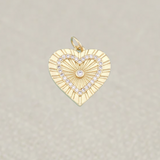 Gold Heart Charm