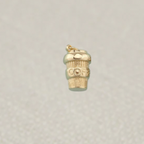 Gold Coffee Charm