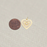 Gold Heart Charm