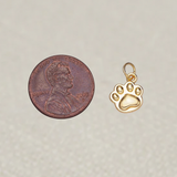 Gold Paw Charm