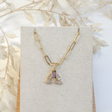 Diamond Rainbow Remembrance Necklace