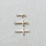 Silver Cross Charm