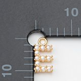 Pearl Initial Charm
