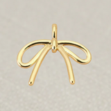 Gold Bow Charm